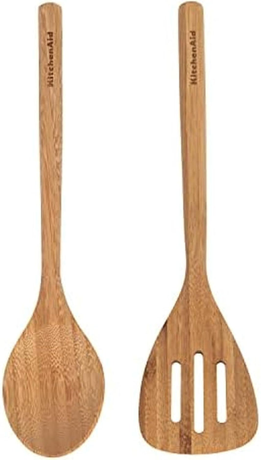 Bamboo Turner and Spoon Set, 2-Piece